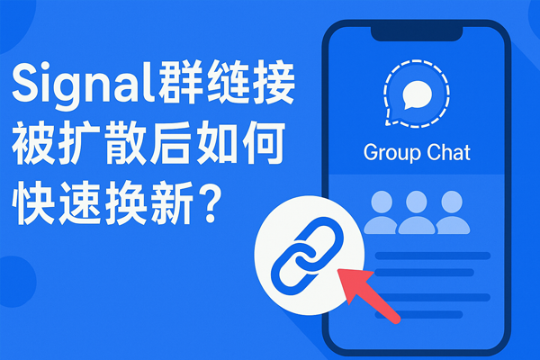 Signal群链接被扩散后如何快速换新？